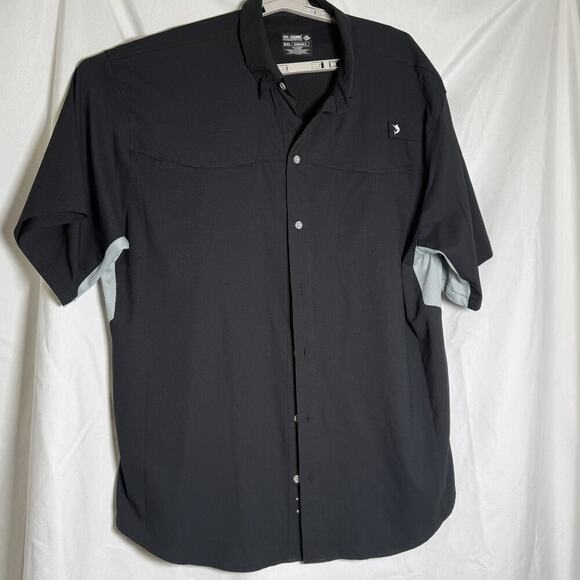 Reel Legends Other - Men’s Reel Legends XXL Mariner II Short Sleeve Button Up Black